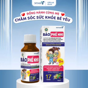 Siro Ho Cho Bé Bảo Phế Nhi 3in1 Hỗ Trợ Tăng Đề Kháng, Giảm Ho, Giải Cảm
