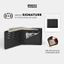 Ví Da PU SIGNATURE Bóp Nam RFID Blocking Nhiều Ngăn Dập Chìm Đựng Tiền Thẻ | UnderThinker
