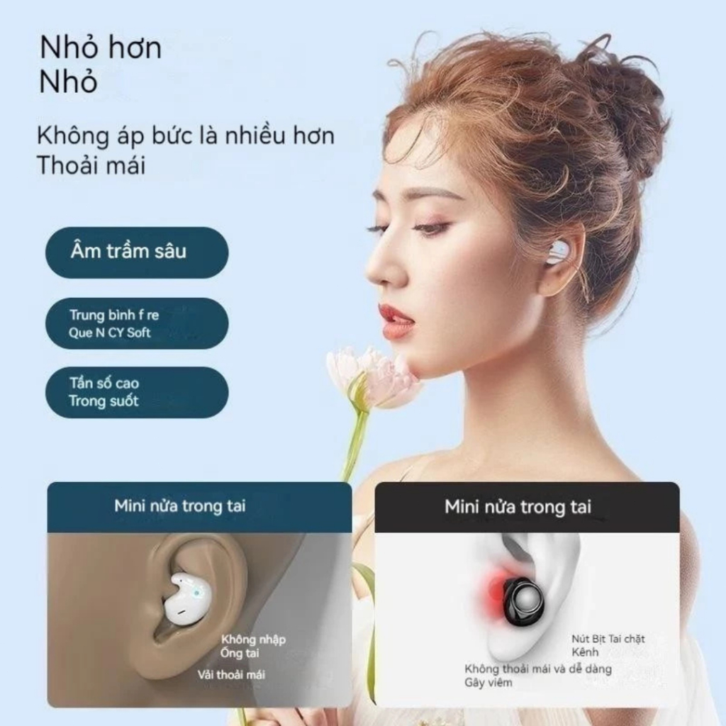 Tai nghe chơi game X55 Bluetooth 5.4 chống nước, màn hình LED pin Trâu, độ trễ thấp,thiết kế nhỏ gọn | BigBuy360 - bigbuy360.vn