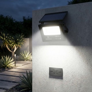 Đèn pha Led năng lượng mặt trời Novatech ( Pháp ), 10W chống nước IP65, liền Panel