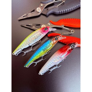 mồi câu lure chẽm măng chét nhòng minnow 90mm 10gam