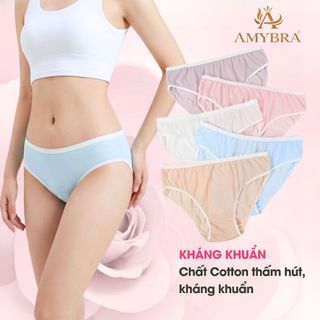 Set 5 Quần Lót Dùng 1 Lần Cho Nữ – Quần Lót Giấy Cotton Cao Cấp Mềm Mại Tiện Lợi Đi Du Lịch AMYBRA