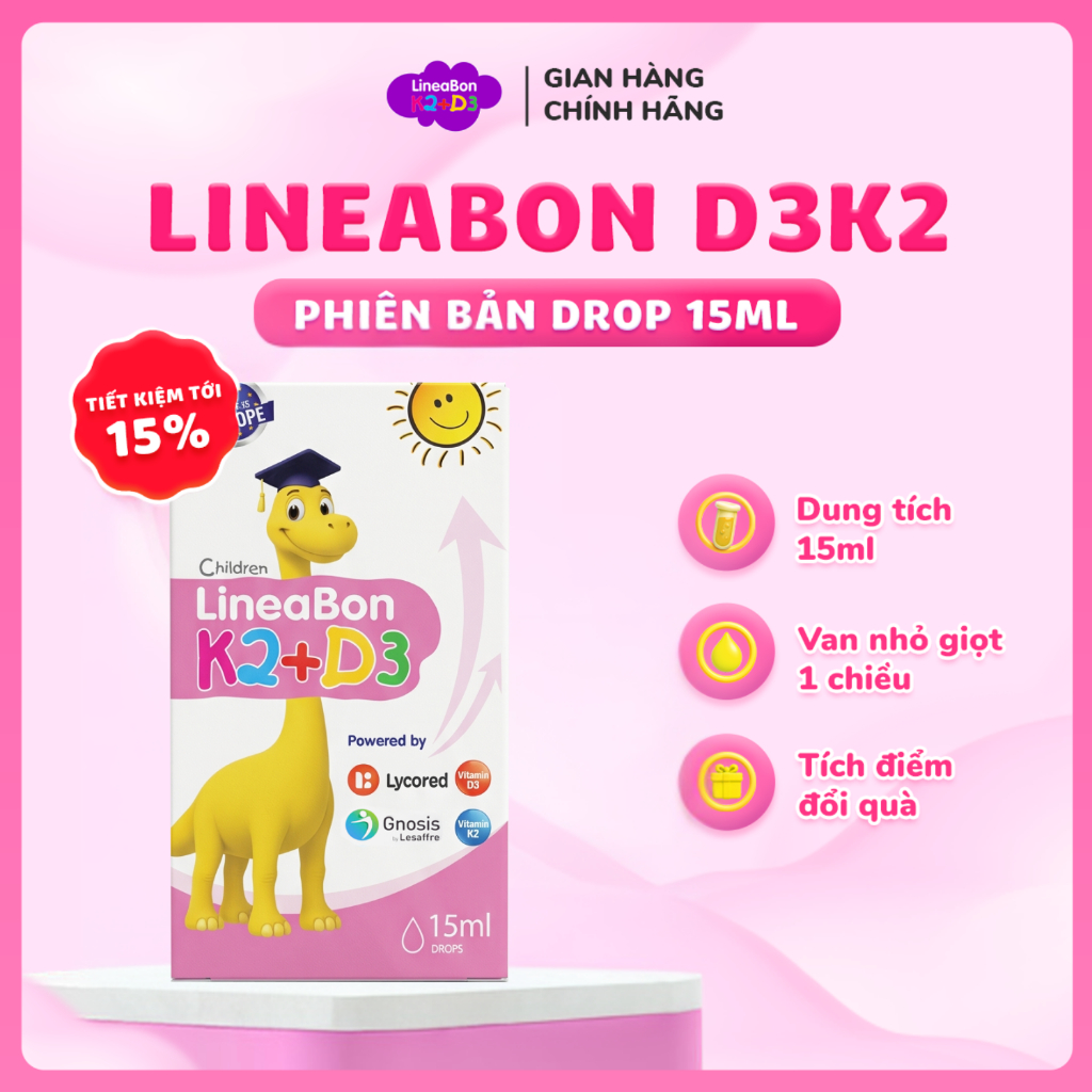 Vitamin LineaBon K2+D3 – 15 ml