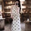 Set lụa chấm bi cổ yếm GUMIN thiết kế áo sát nách cổ yếm phối kèm chân váy midi dài xoè nhẹ tiểu thư thanh lịch sang trọ