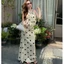 Set lụa chấm bi cổ yếm GUMIN thiết kế áo sát nách cổ yếm phối kèm chân váy midi dài xoè nhẹ tiểu thư thanh lịch sang trọ
