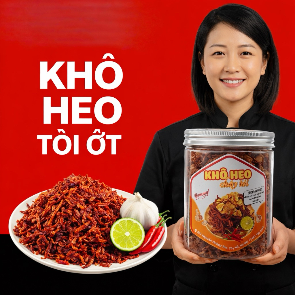 Combo mua Khô heo túi lớn  500g tặng túi nhỏ giá không đổi