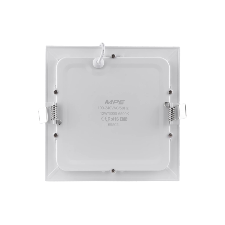 (CHÍNH HÃNG) MPE -  Đèn Led âm trần mặt vuông MPE seri SPL, đèn âm trần vuông siêu mỏng, 6W/9W/12W/18W/24W, Led panel