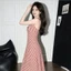 Váy Maxi Yếm Kẻ Caro, Đầm Dáng Dài Hở Lưng Quyến Rũ Đi Biển Chụp Ảnh Nàng Thơ Élan Sweet