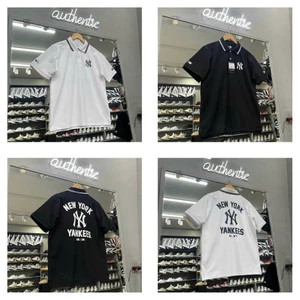 Áo Polo New Era New York Yankees Đen Trắng, Tinh Tế Sang Trọng, Trẻ Trung xuống Phố