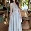 Đầm Xanh Lơ Dáng Dài Sát Nách Thiết Kế Chiết Eo, Váy Linen/Thô Xinh Xắn Đi Biển Đi Cafe Chụp Ảnh Sang Chảnh