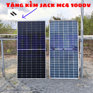 Ảnh 4 – Tấm pin năng lượng mặt trời JA Solar 595w 2 mặt kính JAM72D40-595/LB - DEEP BLUE 4.0 Pro
