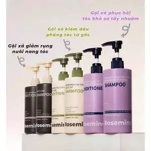 {Tặng sữa tắm 250ml} Roesmine - Cặp Gội Xả Rosemine Phục Hồi, Giảm Rụng Tóc, Tăng phồng tóc 1000ml Đủ 3 màu-ThyLee99
