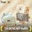Túi Đựng Mỹ Phẩm HUGZ Dung Tích Lớn, Túi Đựng Đồ Vệ Sinh Chống Nước Đa Năng
