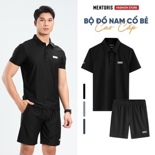 [MUA 1 TẶNG 1] Set Đồ Polo Nam MENTORIS, Bộ Quần Áo Thun Lạnh Cao Cấp, Regular Fit Co Giãn Thấm Hút Mồ Hôi Tốt MBP2603