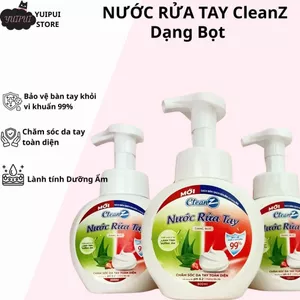 Nước Rửa Tay Bọt Tuyết CleanZ Aikomi 300ML (Làm Sạch, Diệt Khuẩn, An Toàn Cho Da Tay)