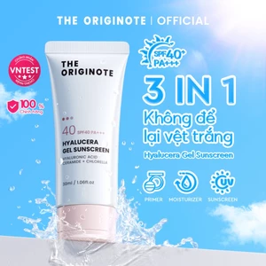 Kem Chống Nắng Hyalucera The Originote 3 in 1 Chống Nắng mặt Dưỡng Ẩm Kem Lót Sunscreen Gel SPF40 PA+++