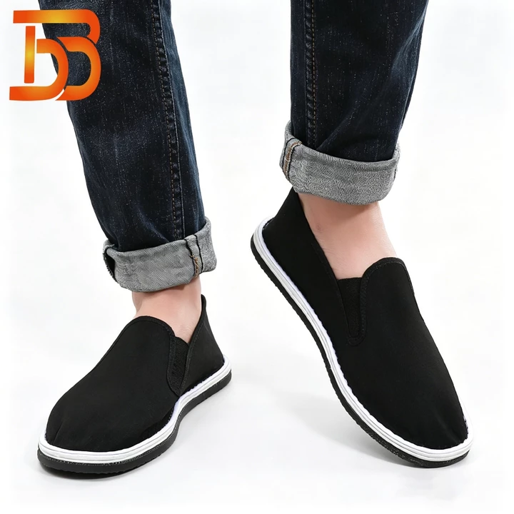 Giày bảo hộ lao động nam màu đen Đế cứng màu đen cỡ 40-44 bền TBB