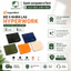 Bộ 5 Khăn Lau HyperWork Microfiber 200x200mm - 5 Màu - Chính Hãng