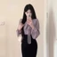 Áo Sơ Mi Nữ Công Sở Cổ Thắt Nơ Tiểu Thư, Áo Tay Bồng Chất Voan Tơ Cao Cấp Thanh Lịch Élan Sweet