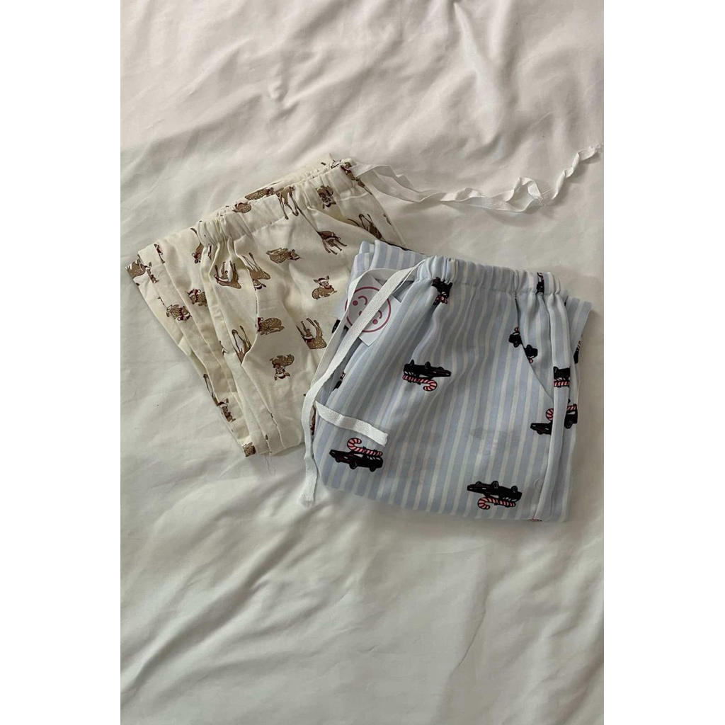 Quần dài thô cào bông hình cute | BigBuy360 - bigbuy360.vn