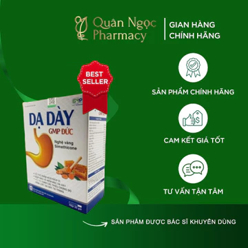 Dạ Dày GMP Đức (hộp 20 gói 10ml) hỗ trợ giảm viêm loét dạ dày trào ngược ợ hơi nóng rát