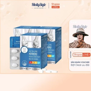 E55_Thực phẩm bảo vệ sức khỏe SIGNATURE TEETH HEALTH Hộp 30 Viên