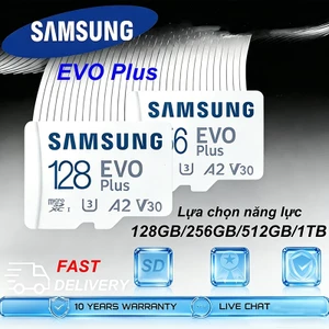 Samsung PRO Plus Thẻ nhớ microSD 128GB/256GB/512GB/1TB, Tốc độ cao, Bảo hành 5 năm.
