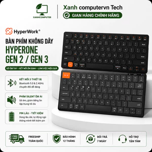 Bàn phím không dây HyperWork HyperOne Gen 2 / Gen 3 - Hàng chính hãng