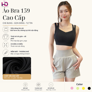 Áo tập mút đúc 159 . Chất liệu thun co giãn. Hàng Quảng Châu