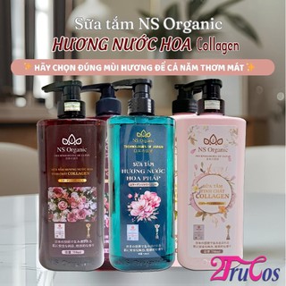 Sữa tắm tinh chất Collagen NS Organic Perfume Shower Gel 750ml (lưu hương nước hoa > 2h) 2Trucos