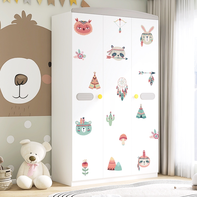 Sticker Decal Dán Tường Mẫu Động Vật 9 Có Keo Sẵn - Trang Trí Cửa Kính - Decor Quán Cafe - Phòng Ngủ