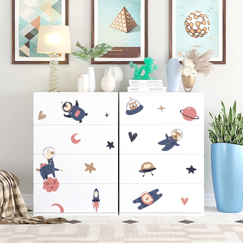 Sticker Decal Dán Tường Mẫu Động Vật 10 Có Keo Sẵn - Trang Trí Cửa Kính - Decor Phòng Ngủ