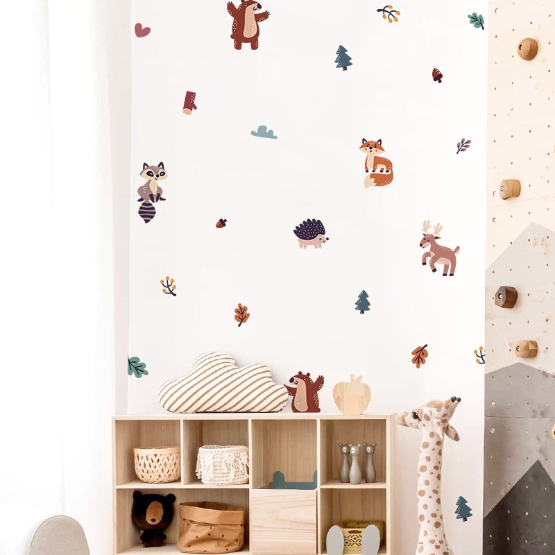 Sticker Decal Dán Tường Mẫu Động Vật 11 Có Keo Sẵn - Trang Trí Cửa Kính - Decor Phòng Ngủ