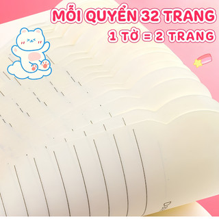 Set 20 Sổ Tay Mini Cute Hoạt Hình – Sổ Ghi Chú Kẻ Ngang 32 Trang Cho Học Sinh Sinh Viên