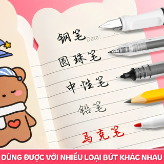 Set 20 Sổ Tay Mini Cute Hoạt Hình – Sổ Ghi Chú Kẻ Ngang 32 Trang Cho Học Sinh Sinh Viên