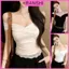 Áo Trễ Vai Nữ Tay Ngắn Xoắn Ngực Viền Ren RANSHI Vải Cotton Mịn Mát Co Giãn Ôm Body Gợi Cảm - RA363