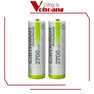 Bộ 6 viên pin sạc AA Camelion MẪU MỚI 2700mAh Cam kết chính hãng full VAT