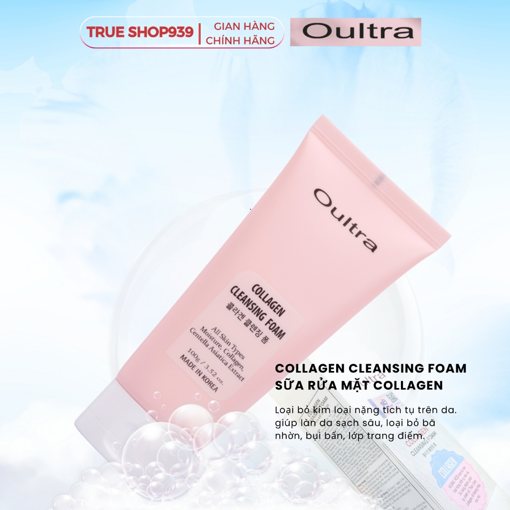 Bộ Đôi Kem Chống Nắng nâng tone Và Sữa Rửa Mặt dưỡng sáng bảo vệ da OULTRA Spf 50+/Pa+++