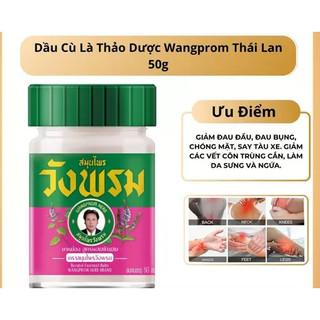 [Chính Hãng ] Dầu Cù Là Thảo Dược Wang Prom Herb Balm 50g - SHOP DẦU DOKRAK