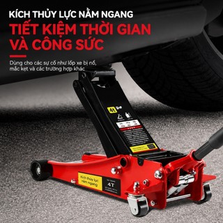 Kích Cá Sấu Thủy Lực Ô Tô 2T / 2.5T – Con Đội Nâng Xe, Bộ Kích Thay Lốp, Tặng Hộp Đựng