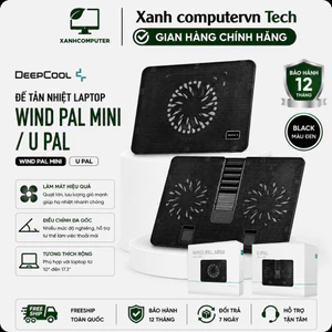 Đế tản nhiệt Laptop Deepcool Wind Pal Mini/ U Pal - Hàng chính hãng