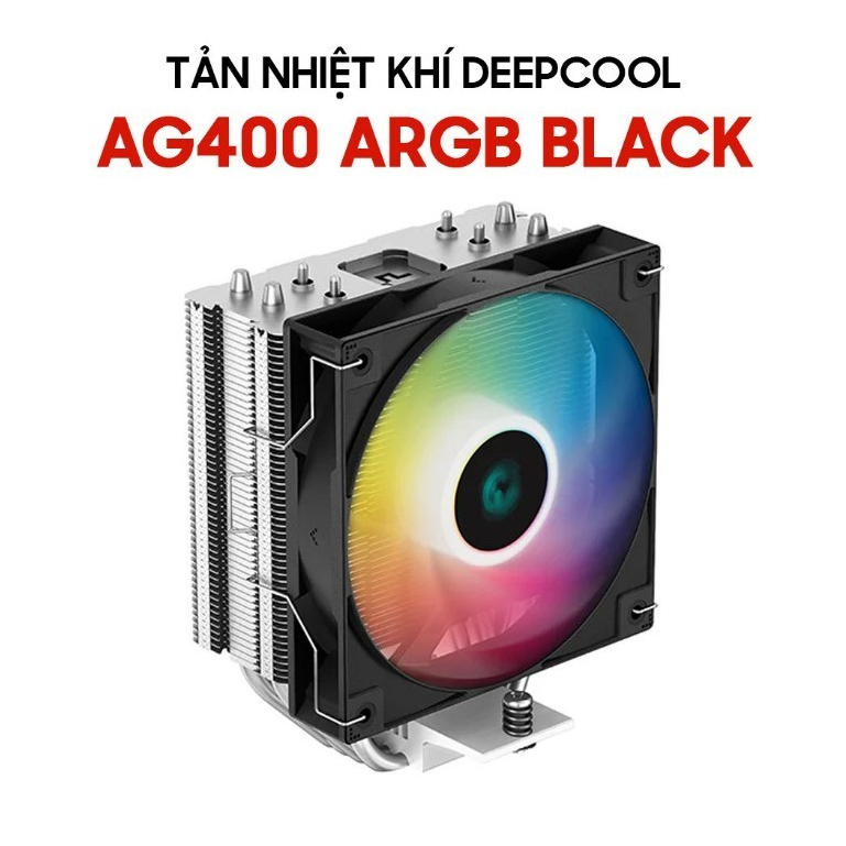 Tản nhiệt Khí DeepCool AG400 ARGB Black - Hãng chính hãng