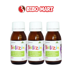 Kẽm hữu cơ Biolizin Aplicaps Giúp Trẻ Ăn Ngon Hỗ Trợ Tiêu Hóa 50ml Hương Đào - Bibo Mart