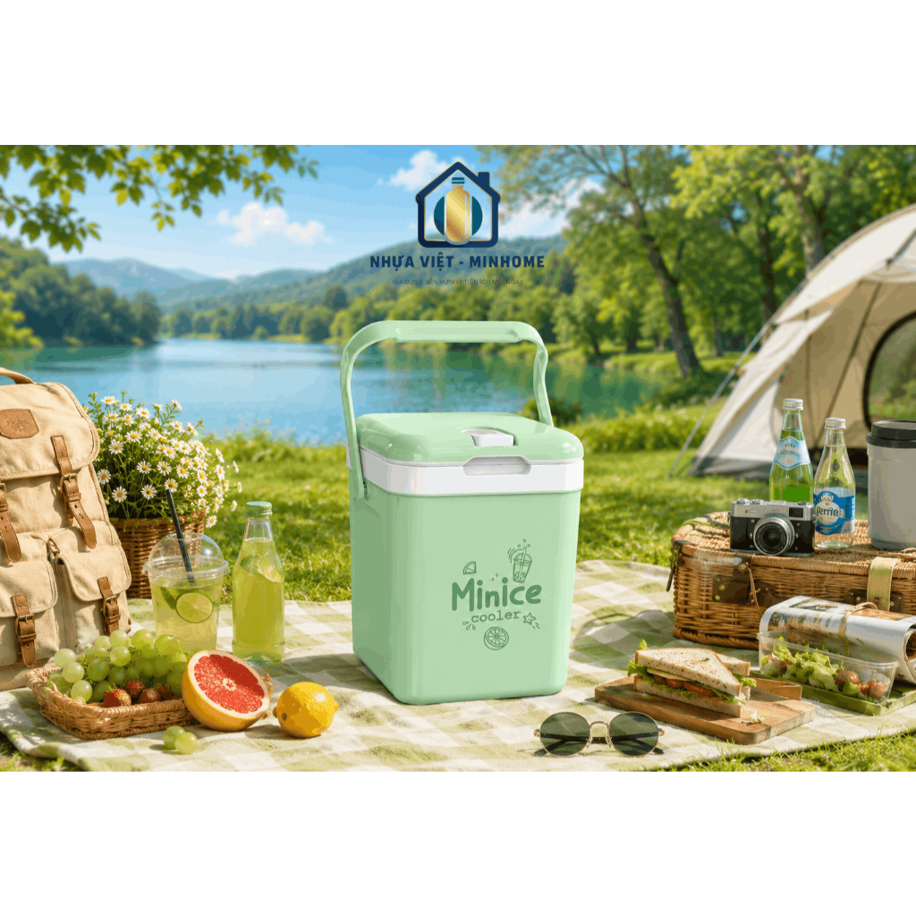 Thùng Đá Giữ Nhiệt Mini Vuông Minice Duy Tân 1L – 2L – 3L | Bình Đá Giữ Nhiệt Mini, Giữ Lạnh Lâu