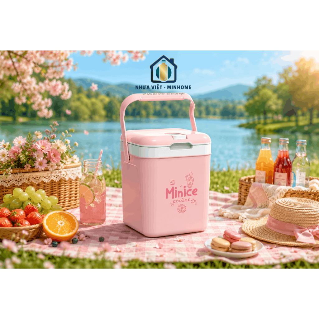 Thùng Đá Giữ Nhiệt Mini Vuông Minice Duy Tân 1L – 2L – 3L | Bình Đá Giữ Nhiệt Mini, Giữ Lạnh Lâu