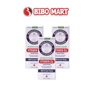 Vitamin D3 BioAmicus Giúp Phát Triển Hệ Xương Và Răng Cho Trẻ Nhỏ Lọ 10ml - Bibo Mart