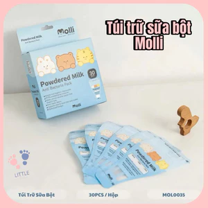 Túi Trữ Sữa Bột Molli Hộp 30c – Túi Trữ Sữa Bột An Toàn Cho Bé