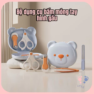 Bộ dụng cụ cắt móng tay hình gấu đáng yêu