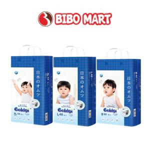Tã Bỉm Quần Goldgi Cao Cấp Nhật Bản Siêu Thấm Hút Chống Tràn Size M L XL XXL - Bibo Mart