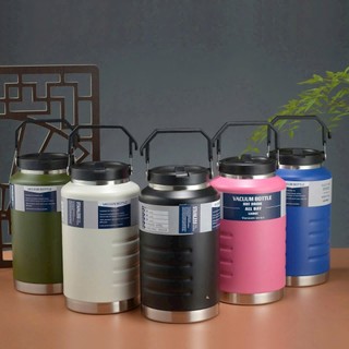 BÌNH GIỮ NHIỆT INOX 316 LB 1,6L , 2L , 2,5L  – Miệng Rộng, Giữ Nóng Lạnh 24H, Quai Xách Tiện Lợi